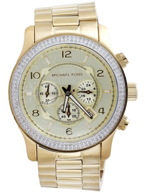 michael kors diamond watch men's.